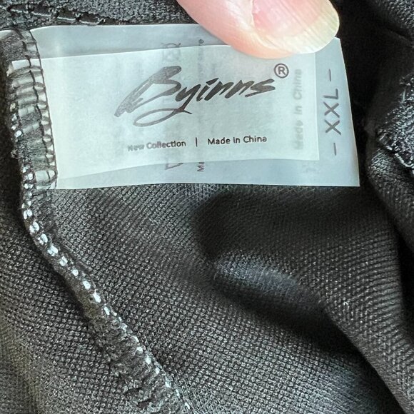 Leopard Animal Print Body Suit Flutter Sleeve Deep V Blouse Top Size XXL - Picture 8 of 9